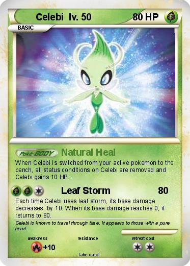 Pokemon Celebi  lv. 50