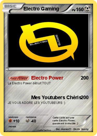 Pokemon Electro Gaming