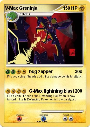 Pokemon V-Max Greninja