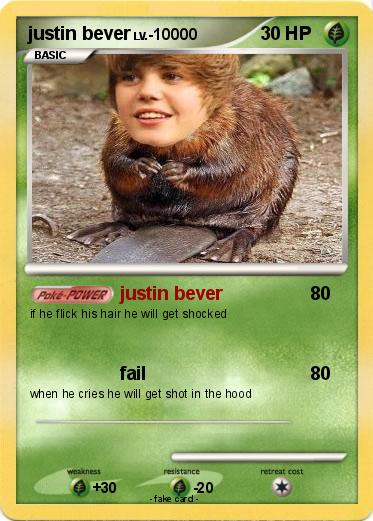 Pokemon justin bever