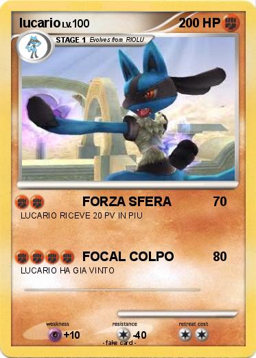 Pokemon lucario