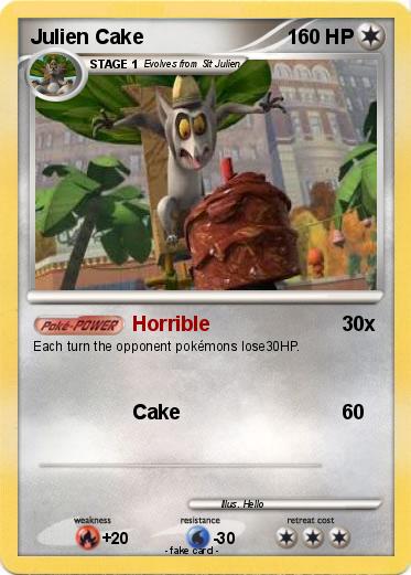 Pokemon Julien Cake