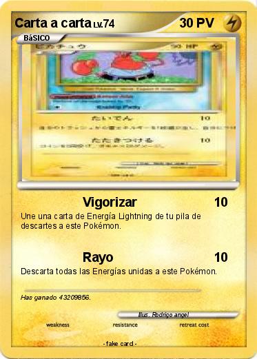 Pokemon Carta a carta