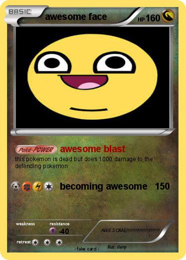Pokemon awesome face