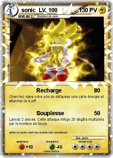 Pokemon sonic  LV. 100