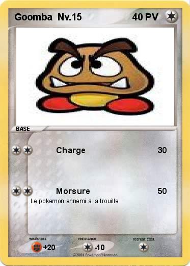 Pokemon Goomba  Nv.15