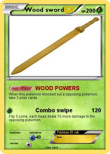 Pokemon Wood sword