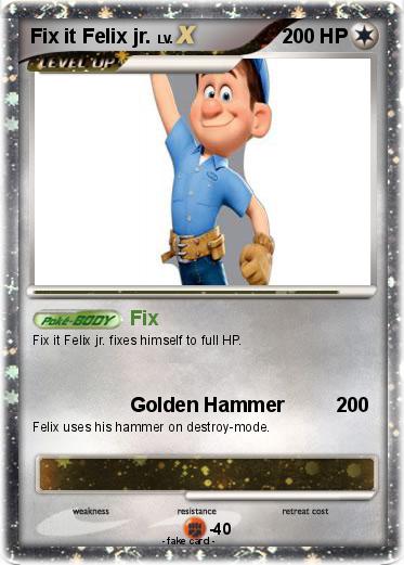 Pokemon Fix it Felix jr.