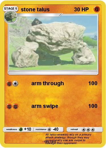 Pokemon stone talus