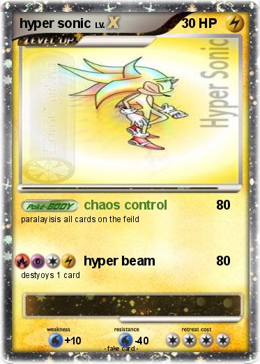Pokemon hyper sonic