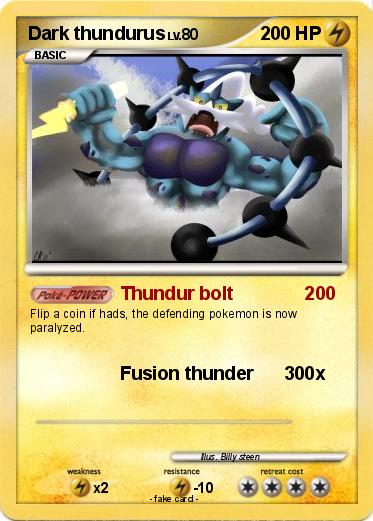 Pokemon Dark thundurus