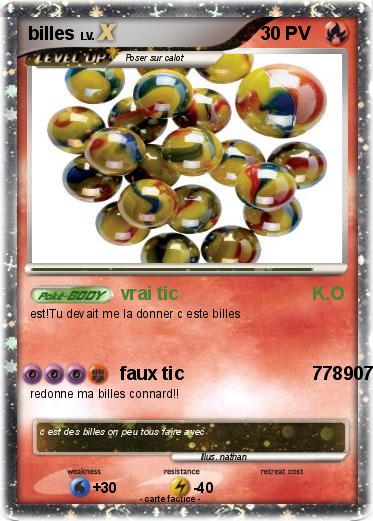 Pokemon billes
