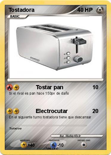 Pokemon Tostadora
