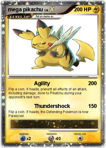 Pokemon mega pikachu