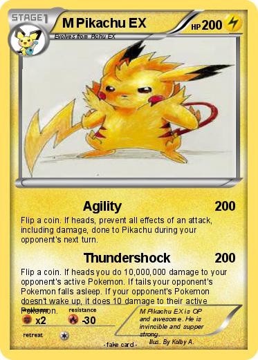 Pokemon M Pikachu EX