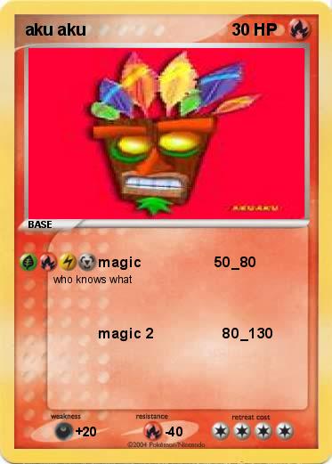 Pokemon aku aku