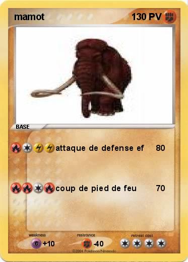 Pokemon mamot