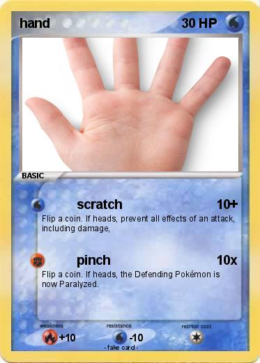 Pokemon hand