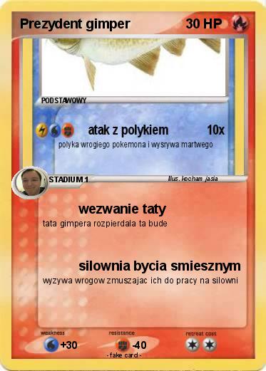 Pokemon Prezydent gimper