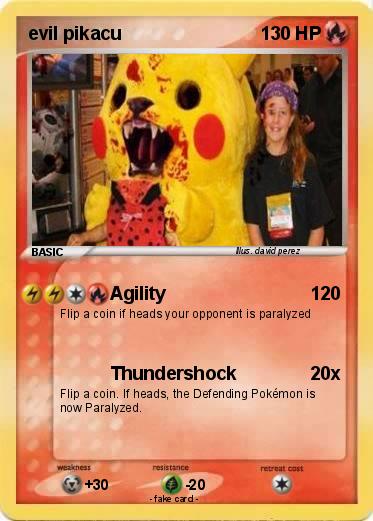 Pokemon evil pikacu