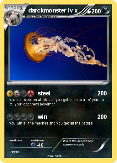 Pokemon darckmonster lv x