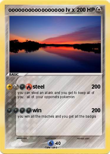 Pokemon ooooooooooooooooo lv x