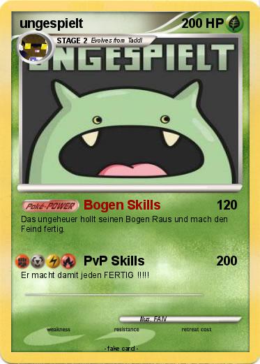 Pokemon ungespielt