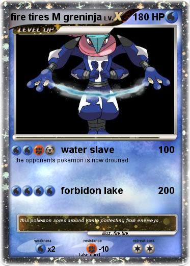 Pokemon fire tires M greninja