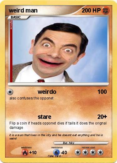 Pokemon weird man