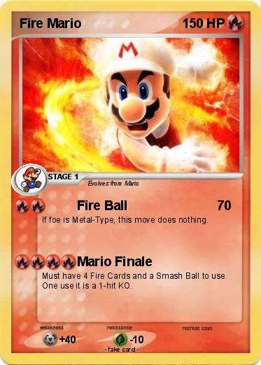 Pokemon Fire Mario