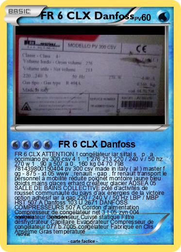 Pokemon FR 6 CLX Danfoss