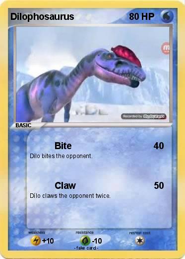 Pokemon Dilophosaurus