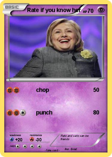 Pokemon Rate if you know her