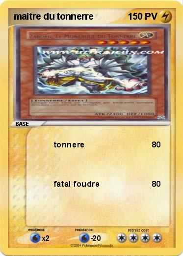 Pokemon maitre du tonnerre