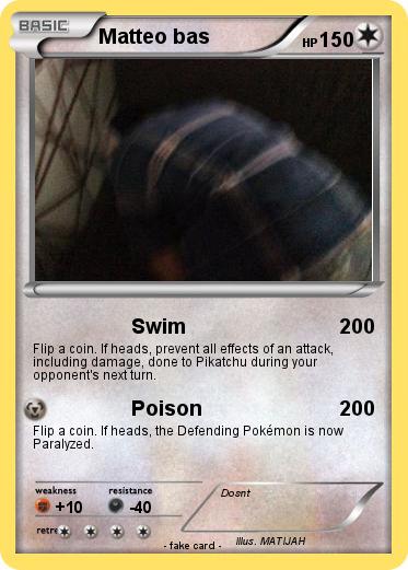 Pokemon Matteo bas