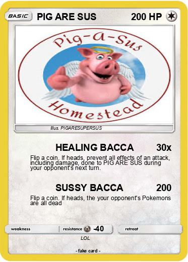 Pokemon PIG ARE SUS