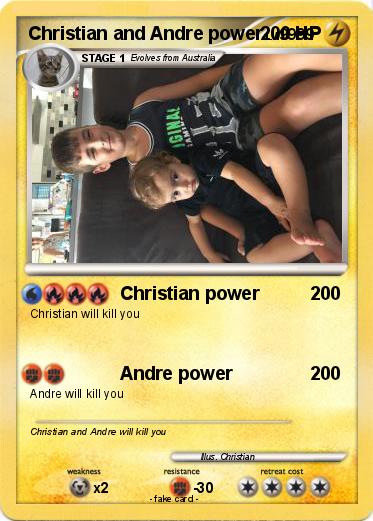 Pokemon Christian and Andre power