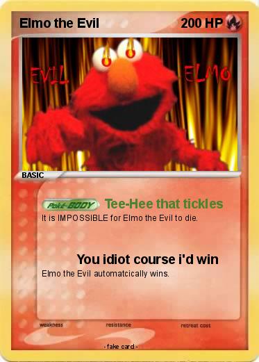 Pokemon Elmo the Evil