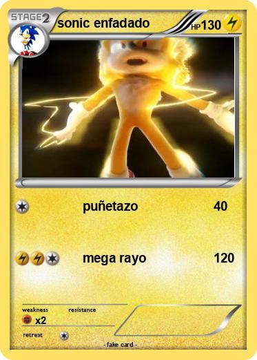 Pokemon sonic enfadado