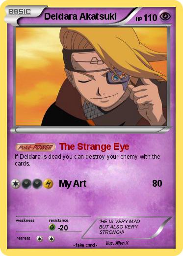 Pokemon Deidara Akatsuki