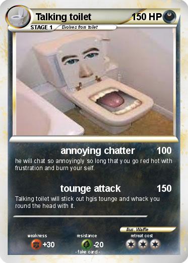 Pokemon Talking toilet