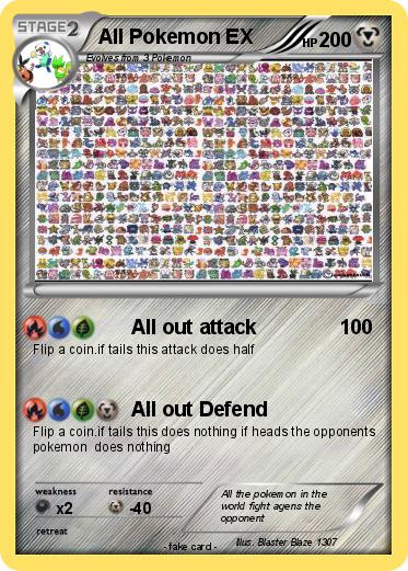 Pokemon All Pokemon EX