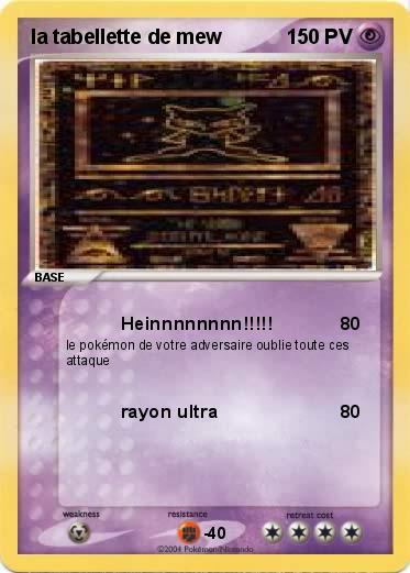 Pokemon la tabellette de mew 