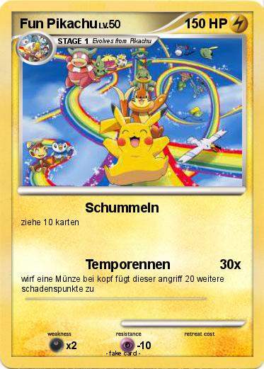 Pokemon Fun Pikachu