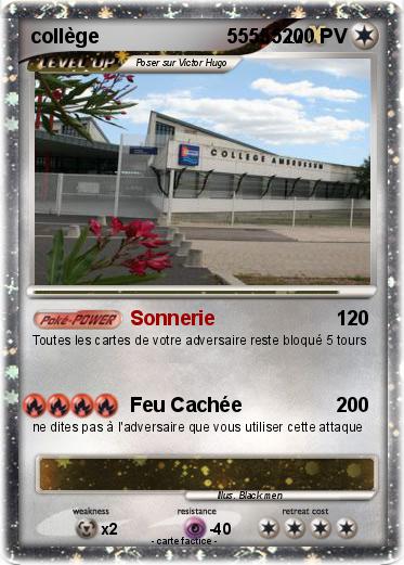 Pokemon collège                       55555