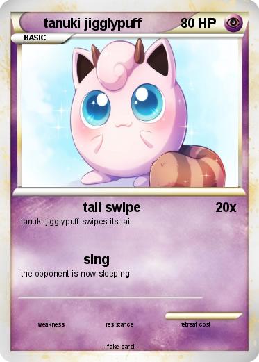 Pokemon tanuki jigglypuff