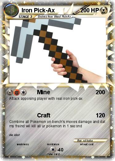Pokemon Iron Pick-Ax