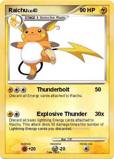 Pokemon Raichu