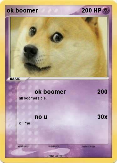 Pokemon ok boomer