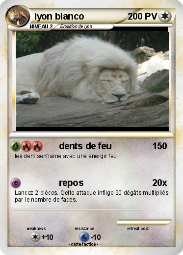 Pokemon lyon blanco